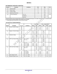 NC7S14P5 Datasheet Page 3