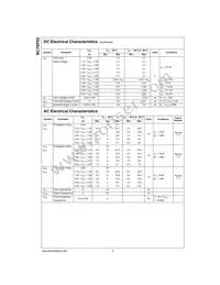 NC7SP02L6X Datasheet Page 5