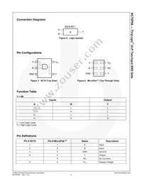 NC7SP08FHX Datasheet Page 3