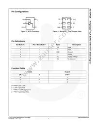 NC7SP126FHX Datasheet Page 4