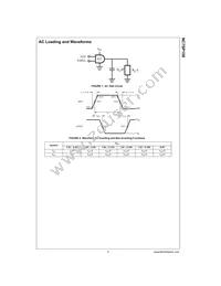 NC7SP158L6X Datasheet Page 5