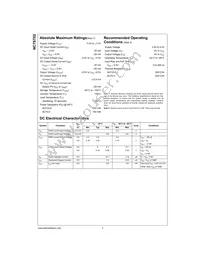 NC7ST02M5 Datasheet Page 3