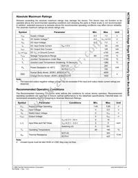 NC7SZ66P5 Datasheet Page 4