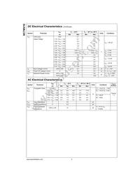 NC7WV16L6X Datasheet Page 5