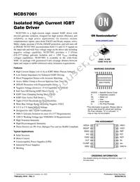 NCD57001DWR2G Datasheet Cover