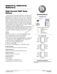NCD5701BDR2G Datasheet Cover