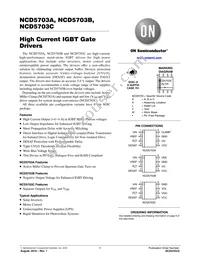 NCD5703CDR2G Datasheet Cover