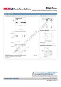 NCM6S1203C Datasheet Page 19