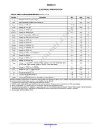 NCN5121MNTWG Datasheet Page 5