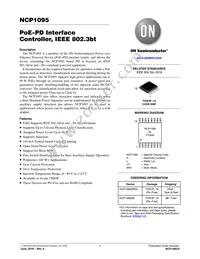 NCP1095DB Datasheet Cover