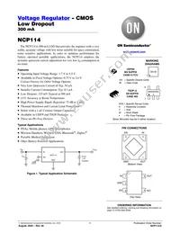 NCP114ASN330T2G Datasheet Cover