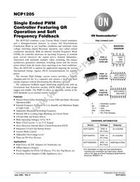 NCP1205DR2G Datasheet Cover
