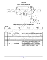 NCP1240GD065R2G Datasheet Page 2