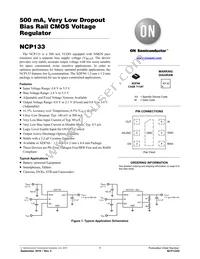 NCP133AMX130TCG Datasheet Cover