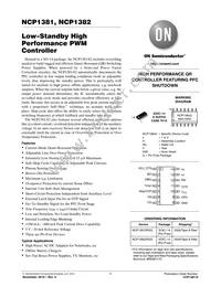 NCP1381DR2G Datasheet Cover