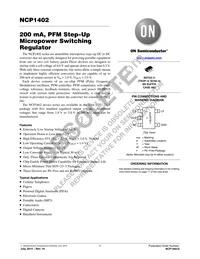 NCP1402SN30T1G Datasheet Cover