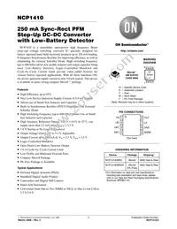 NCP1410DMR2G Datasheet Cover