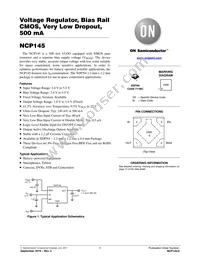 NCP145AMX120TCG Datasheet Cover