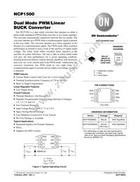 NCP1500DMR2G Datasheet Cover