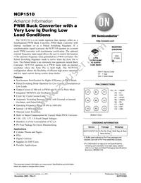 NCP1510FCT1G Datasheet Cover