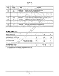 NCP1510FCT1G Datasheet Page 3