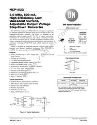 NCP1522ASNT1G Datasheet Cover