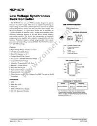 NCP1579DR2G Datasheet Cover
