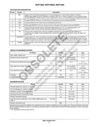 NCP1582ADR2G Datasheet Page 3