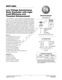 NCP1589LMNTWG Datasheet Cover