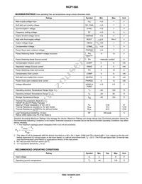 NCP1592PAR2G Datasheet Page 4
