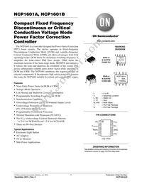 NCP1601BDR2G Datasheet Cover