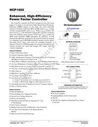 NCP1602ACCSNT1G Datasheet Cover