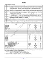 NCP1607BDR2G Datasheet Page 3