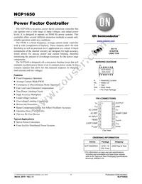 NCP1650DR2G Datasheet Cover