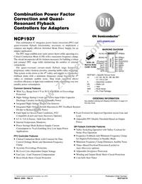 NCP1937C61DR2G Datasheet Cover