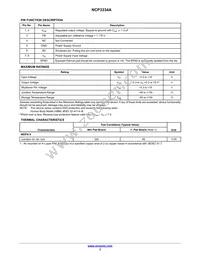 NCP3334AMTADJTBG Datasheet Page 3