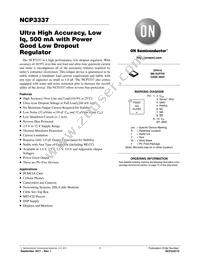 NCP3337MN500R2G Datasheet Cover