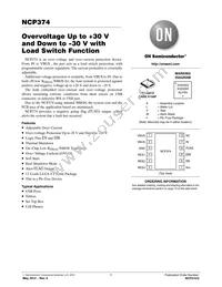 NCP374MU075TXG Datasheet Cover