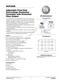 NCP392BRFCCT1G Datasheet Cover