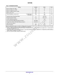 NCP398FCCT1G Datasheet Page 3