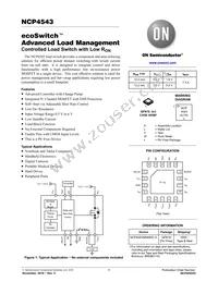 NCP4543IMN5RG-A Datasheet Cover