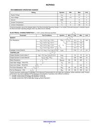 NCP4543IMN5RG-A Datasheet Page 3