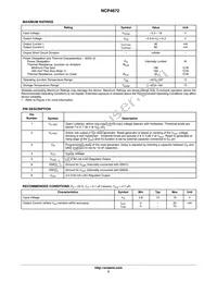 NCP4672DR2G Datasheet Page 2