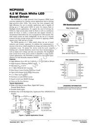 NCP5050MTTXG Datasheet Cover