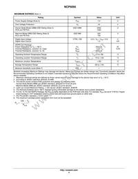 NCP5050MTTXG Datasheet Page 4