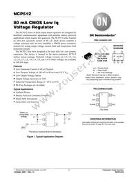 NCP512SQ33T1 Datasheet Cover