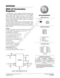 NCP5208DR2G Datasheet Cover