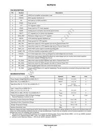 NCP5210MNR2G Datasheet Page 4