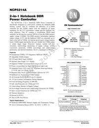 NCP5214AMNR2G Datasheet Cover