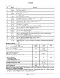 NCP5220MNR2G Datasheet Page 4